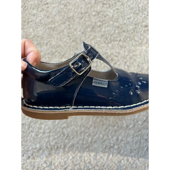 Ruthie T-Strap Mary Jane L’amour patent navy blue 10 - Picture 8 of 8